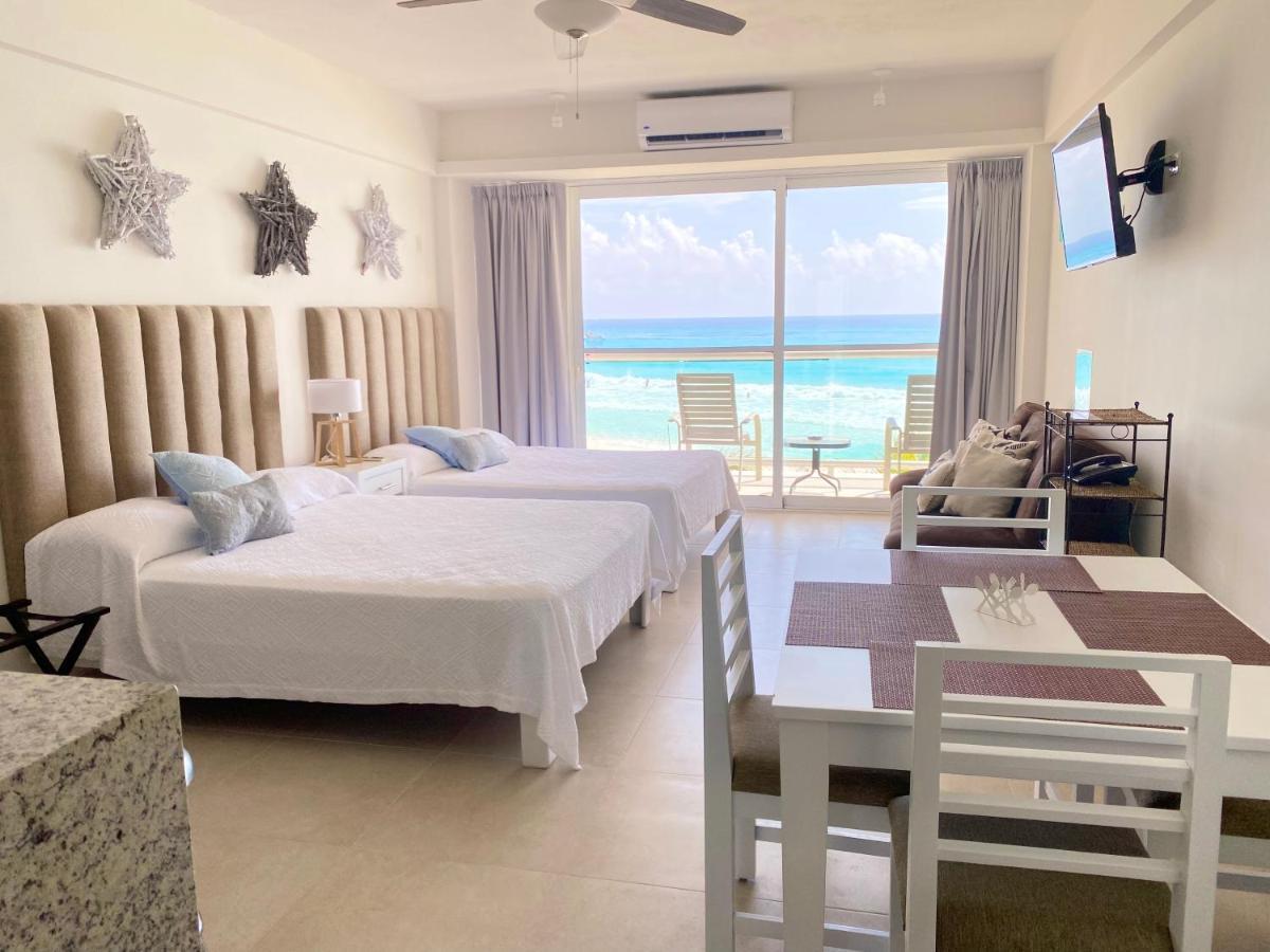 Salvia - Beachfront Studio 坎昆 外观 照片